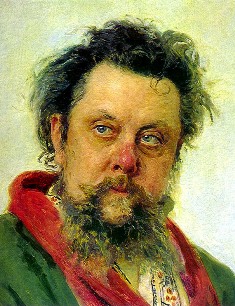 mussorgsky. portrait by repin